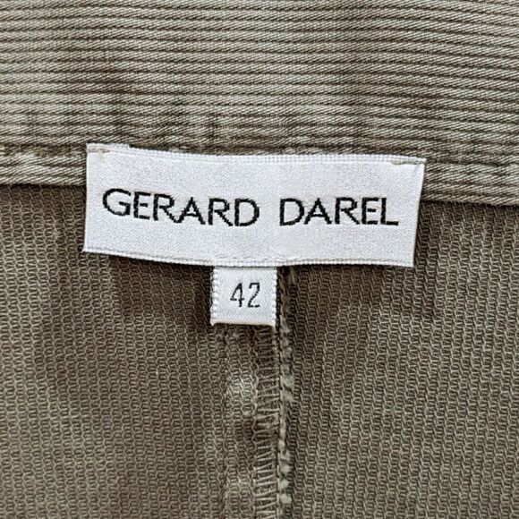 Gerald Darel Nolwenne Utility Jacket Khaki Green Size 10, 42 - Picture 9 of 9